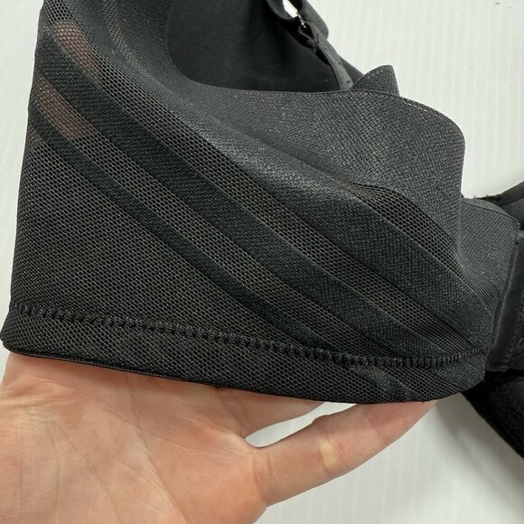 Felina Marvelous Black T-Shirt Bra Side Smoothing Underwire 34DD Seamless - Picture 3 of 8